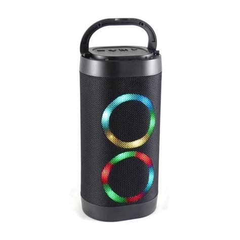 Inovalley Hp Bth Noir Enceinte Portable Lumineuse Bluetooth W