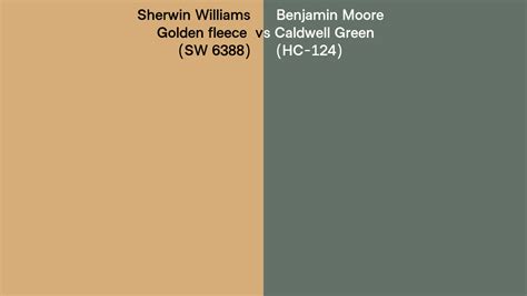 Sherwin Williams Golden Fleece Sw 6388 Vs Benjamin Moore Caldwell