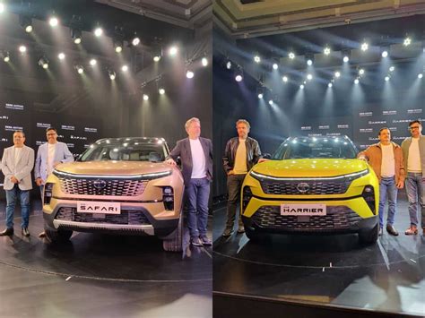 Tata Harrier Facelift And Tata Safari Facelift Introduced Check Price