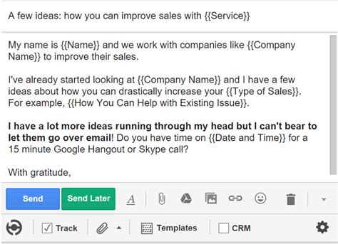 Great Cold Email Templates