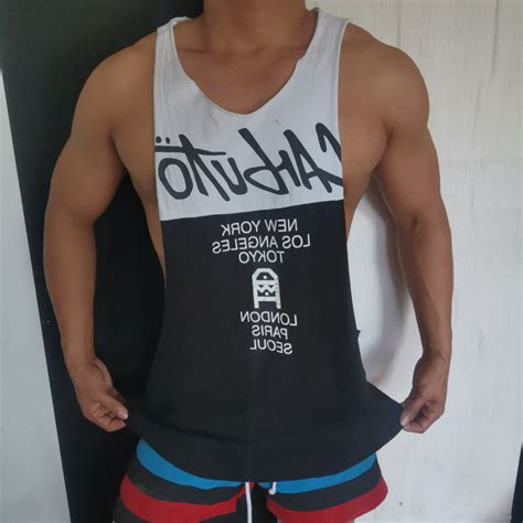 Singlet Pria Gym On Carousell