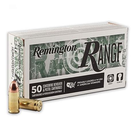 Remington Range 9mm 115 Gr Fmj Ammunition 50 Rounds Mahoney S Outfitters