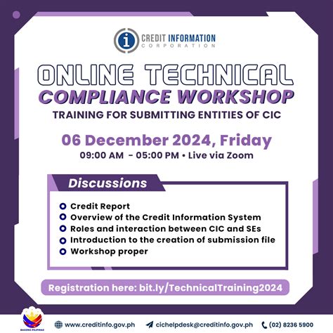 📣 𝗖𝗔𝗟𝗟𝗜𝗡𝗚 𝗔𝗟𝗟 𝗦𝗨𝗕𝗠𝗜𝗧𝗧𝗜𝗡𝗚 Credit Information Corporation