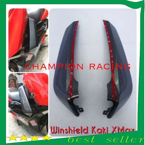 Jual Windshield Kaki Winglet Karbon Yamaha Xmax Nemo Shopee Indonesia