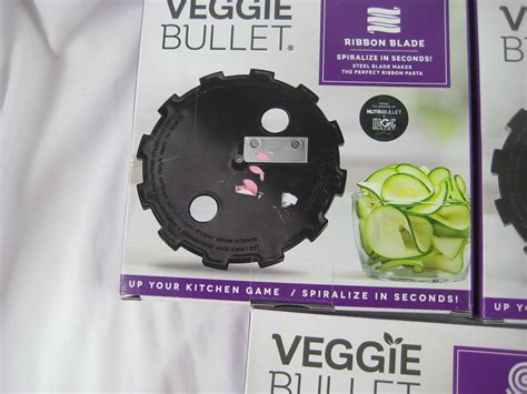 Veggie Bullet Accessory Blade Ribbon Blade New In Package Spiralize In