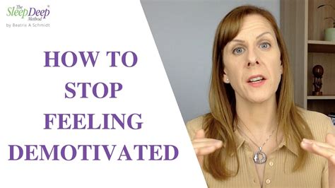 How To Stop Feeling Demotivated In The Morning Youtube