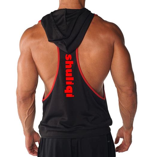 Latest Fitness Custom Stringer Hoodie Tank Top Muscle Tank Top Men Plain Screen Printed Gym Vest