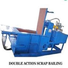 Double Action Scrap Baling Machine With Auto Eject 20 X 20 Capacity