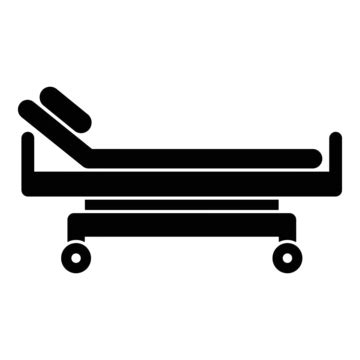 Hospital Bed Silhouette PNG And Vector Images Free Download - Pngtree