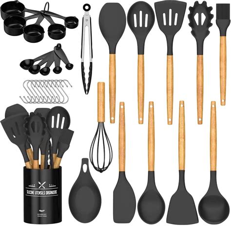 Umite Chef Kitchen Cooking Utensils Set Pcs Non Stick Silicone