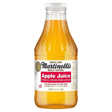 Martinelli S Gold Medal Apple Juice 33 8 Fl Oz Shoprite