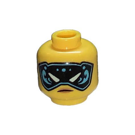 Lego Yellow Ninjago Dragons Rising Nya Head Recessed Solid Stud