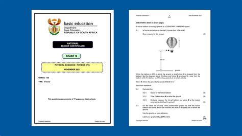 Vertical Projectile Motion Grade 12 Physical Science Question 3