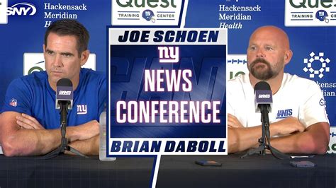 Brian Daboll And Joe Schoen On How Giants Have Improved From Last Season