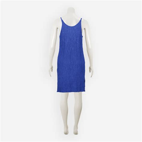 Blue Textured Knit Midi Dress Tk Maxx Uk