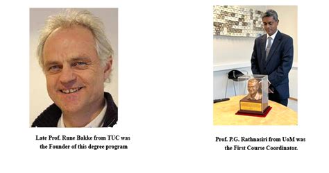 History Of The Msc Pg Diploma In Sustainable Process Engineering Course