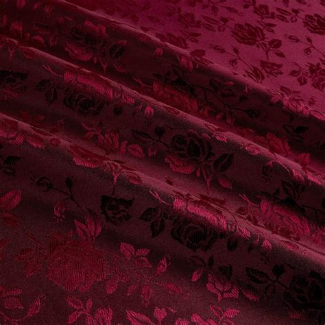 Satin Brocade Fabric Etsy