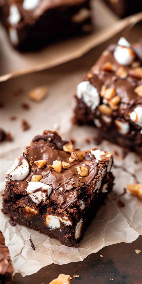 Rocky Road Brownies [50 Minutes] – Chasety