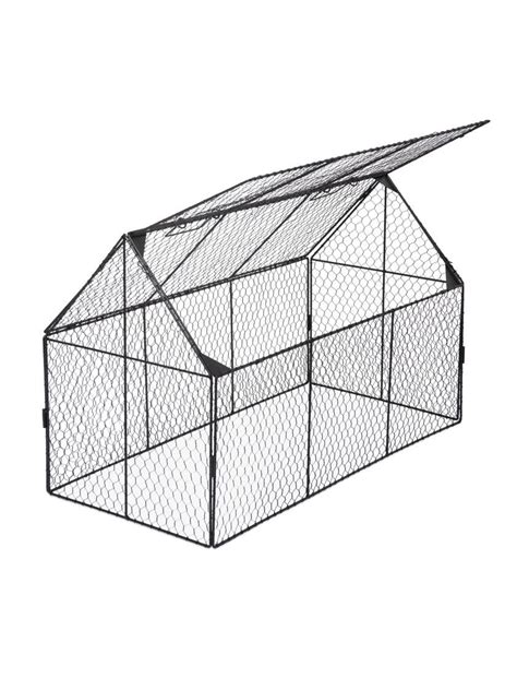 Chicken Wire Crop Coop Black Gardeners Supply In 2024 Garden
