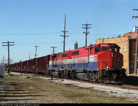 Toledo Peoria Western Emd Gp At Watseka Illinois