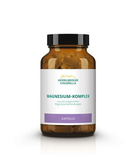 Magnesium Komplex Kapseln Online Kaufen Heidelberger Chlorella