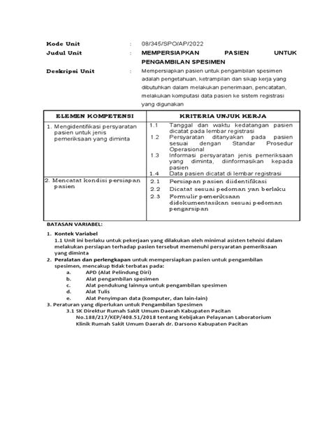 Skema Sertifikasi Standar Kompetensi Kerja Pdf