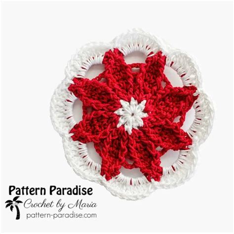 Cute Crochet Christmas Coasters