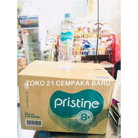 Jual Pristine 8 Air Minerale 600ml 1 Karton Isi 24 Botol Detox Ph