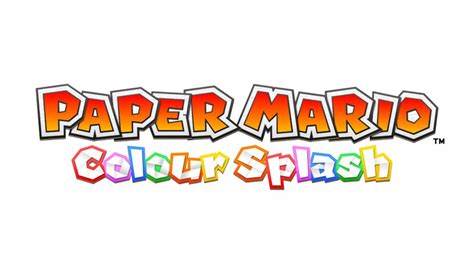 Video Game Logo Archive On Twitter Paper Mario Colour Splash Paper