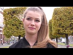 German Scout Blonde Girl 18 Olivia Sparkle Pickup And Rough Fuck At