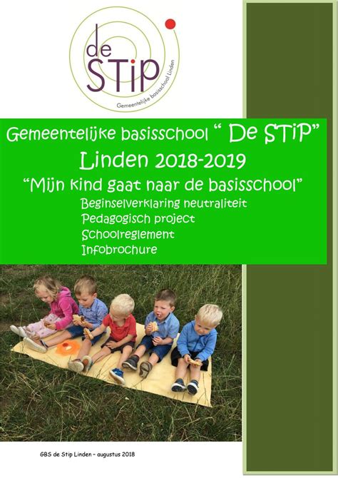 Infobrochure Schoolreglement 18 19 By Gbs De Stip Linden Issuu