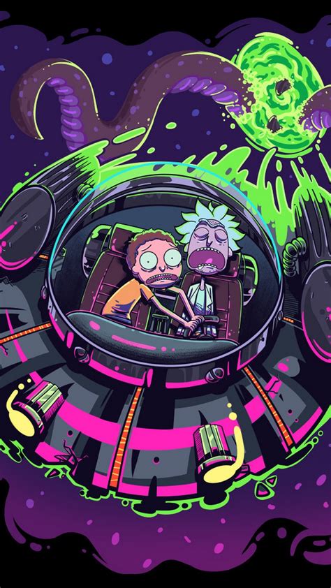 Rick And Morty Glitch Wallpaper