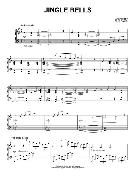 Jingle Bells By Mannheim Steamroller Sheet Music For Piano Solo At