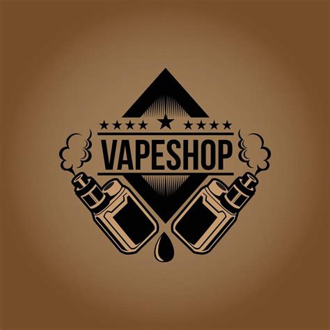 Vape Logo For Vapor Shop 11991593 Vector Art At Vecteezy