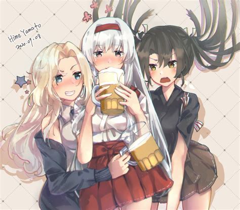 Zuikaku Shoukaku And Hornet Kantai Collection Drawn By Himeyamato