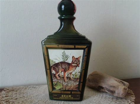 Jim Beam Fox Decanter Original Box Collector S Edition Etsy Jim