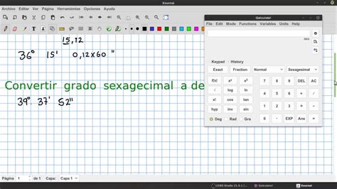 Conversion De Grados Decimal A Sexagesimal Youtube