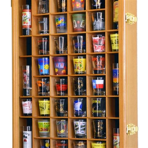 108 Shot Glass Shotglass Shooter Display Case Holder Cabinet Etsy