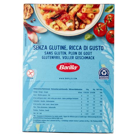 Barilla Pasta Tortiglioni Senza Glutine G Carrefour