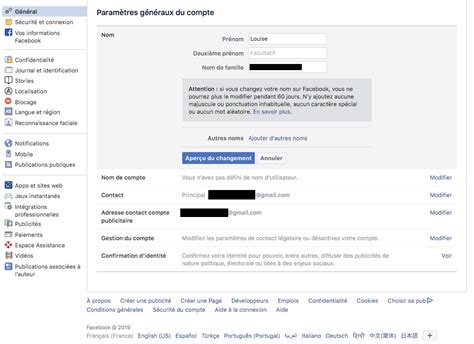 Comment Changer Son Nom Sur Facebook