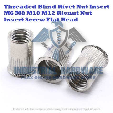 M6 M12 Metric Threaded Blind Rivet Nut Insert M6 M8 M10 M12 Rivnut