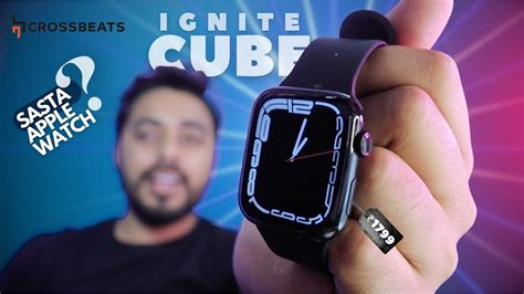 Crossbeats Ignite Cube Bt Calling Smartwatch Unboxing And