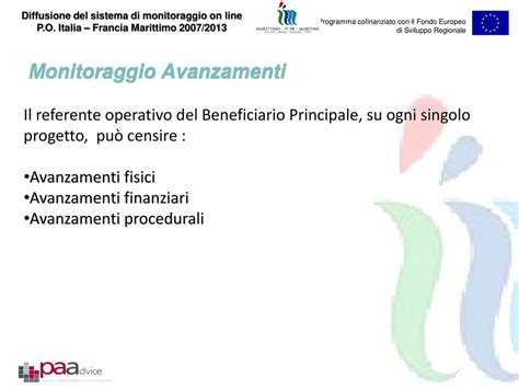 Programma Cofinanziato Con Il Fondo Europeo Di Sviluppo Regionale Ppt