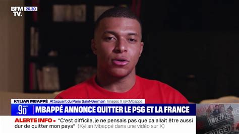 Je Vais Jouer Mon Dernier Match Au Parc Des Princes Dimanche Kylian