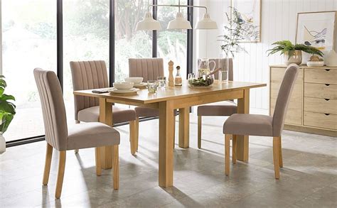 Hamilton Cm Oak Extending Dining Table With Salisbury