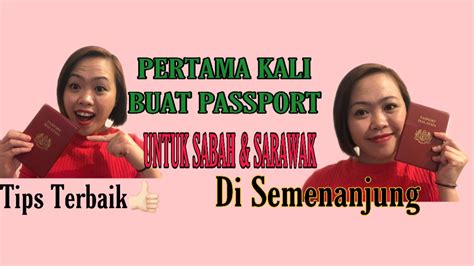 Cara Nak Buat Passport Kali Pertama