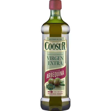 Comprar Aceite De Oliva Virgen Extra Arbequina Botella 1 L COOSUR