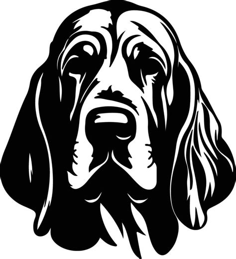 Bloodhound Silhouette Portrait 38491643 Vector Art At Vecteezy