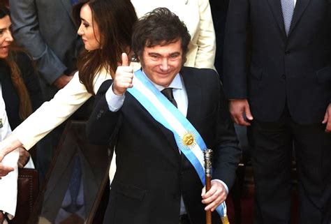 Javier Milei Asume La Presidencia De Argentina