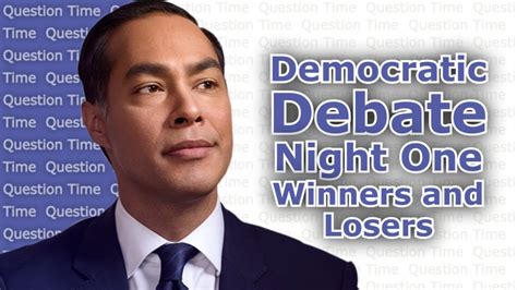 Democratic Debate Night One Winners And Losers Qt Politics Youtube